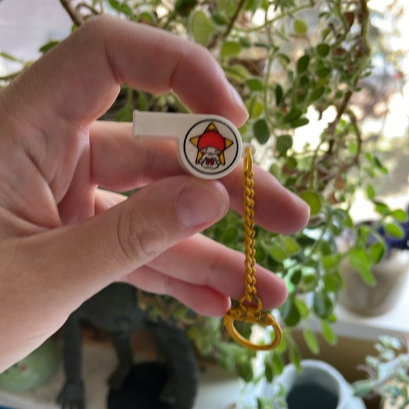 Vintage Sanrio Kiki and Lala LITTLE TWIN STARS - Keychain whistle 1976 - Picture 4 of 5